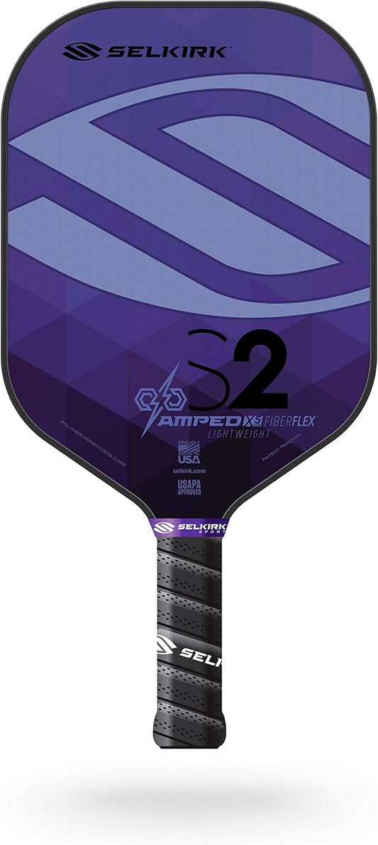 Amped Pickleball Paddle | Assembled in the USA | Amped Control or Amped Pro Fiberglass Pickleball Paddle | Unrivaled Precision & Control